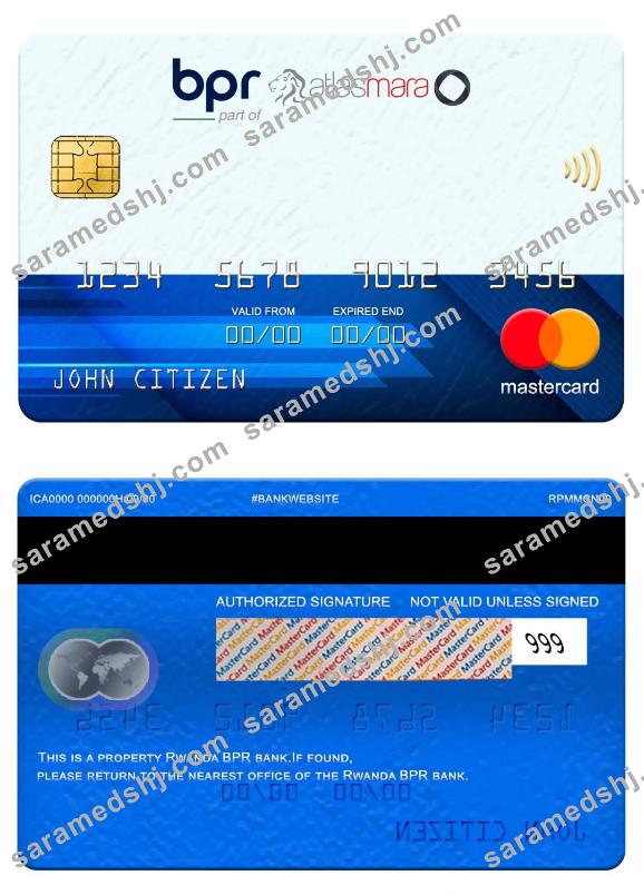 Rwanda BPR bank mastercard